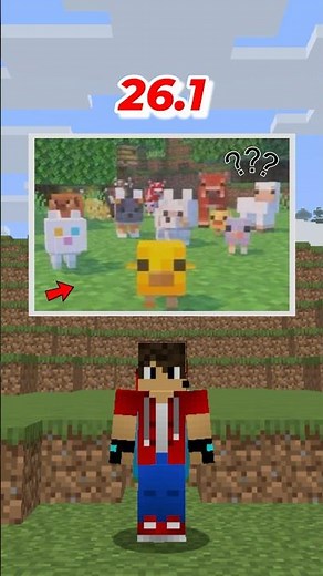 ⛏️⚒️ 5 THINGS you DIDN'T KNOW about MINECRAFT VERSION 26.1 👶 #shorts