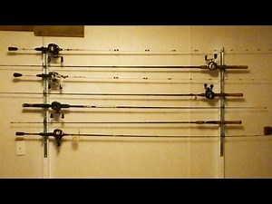 DIY Fishing Rod Storage For The Wall