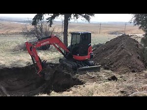 Kubota KX040-4 Mini Excavator at Work!