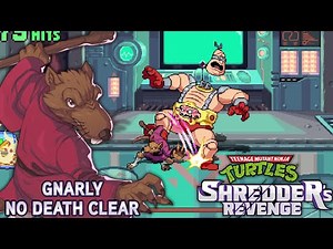 TMNT: Shredder's Revenge - Gnarly No Death Clear (Splinter / Arcade Mode)