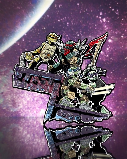 Mirage Mutants 2.5” Enamel Pin - Etsy