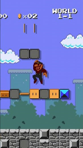 😱 Super Mario Bros Remastered: Mario 85 Hero Turns EVIL in This Scary Level!
