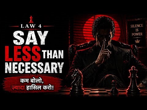 48 Laws of Power | Law 4: Always Say Less Than Necessary | Why Successful People Speak Less