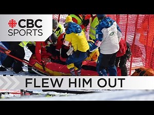 American alpine skier Tommy Ford airlifted after heavy crash in Adelboden | CBC Sports