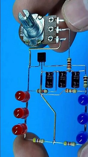 Astable Multivibrator circuit using single transistor
