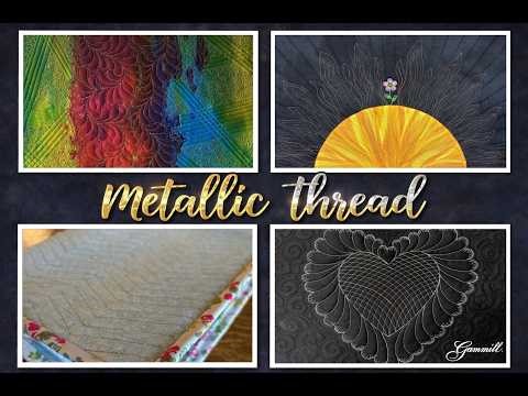 Latest Thread Episode 91: Quilting with Metallic Thread: Is It Really That Bad?
