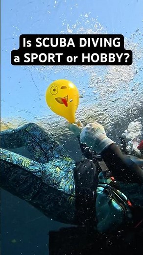 Is scuba diving a Sport or a Hobby? Should we change that?🏅🤿 #scubadiving #scubamemes #watersports