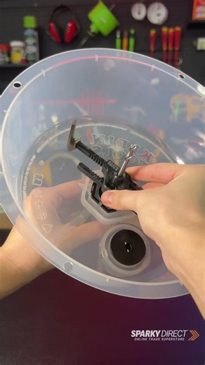 Dust everywhere? Not anymore with this Klein Adjustable Hole Saw with Dustbowl 💨🚫