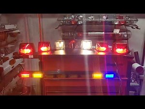 Port Authority Police Federal Signal Vision SL Lightbar NOS