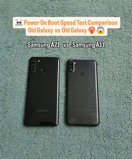 🔥 Samsung A21 vs Galaxy A11⚡BOOT SPEED BATTLE 😱 OLD vs NEW — WHICH ONE BOOTS FASTER🚀📱 #Shorts #viral
