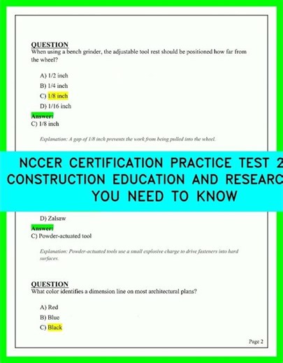 NCCER Certification Practice Test 2026 | LATEST Construction Education & Research Exam Prep