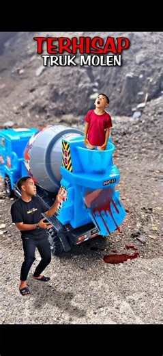 Apa❗Terhisap Masuk Truk Molen❗Begini Cara Buatnya❗#editing #tutorial