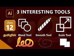 Adobe illustrator Beginner class 12 | Interesting 3 Tools Explained | Blend Tool
