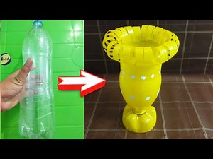 DIY: Upcycling Plastic Bottles into Lovely Flowering Pots |How to make planters from bottles at home