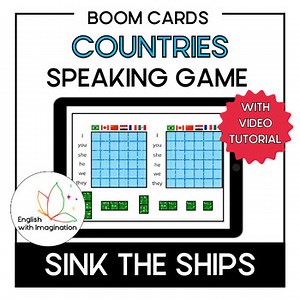 Countries Speaking Game with Present Perfect & Past Participles | ESL Boom Cards