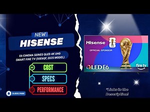 Hisense 50" E6 Hi-QLED 4K TV Review | Dolby Vision & Atmos 2025 Model