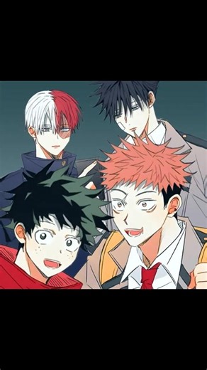 Clothing swap 😅 #fyp #foryou #jjk #mha #jujutsukaisen #myheroacademia #animation #anime #shorts