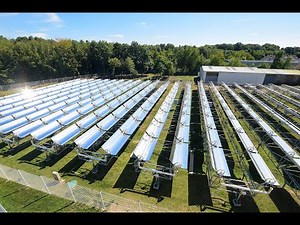 Timelapse Installation d'un système de Froid decarboné Helioclim sur une usine pharmaceutique