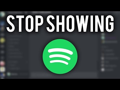 How To Stop Discord Showing What Spotify Song You're Listing To
