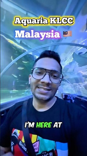 Exploring Aquaria KLCC in Malaysia 🇲🇾 #aquariaklcc #malaysiatravel #travel