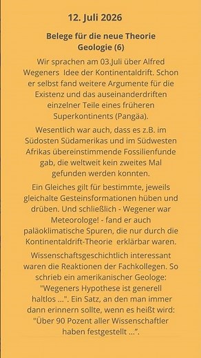 Belege für eine neue Theorie - Geologie (6) #kontinentaldrift #fossilienfunde #geologieerklärungen