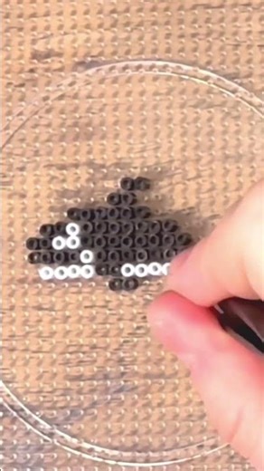 Orca Whale Fuse Bead Design