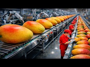 Inside Dry Mango Factory : Fresh Mango to Dried Mango Process