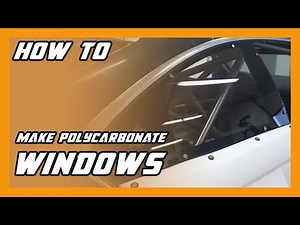 How To Make Polycarbonate Windows in 3 Minutes! (Lexan Windows)