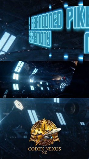 PIKE ABANDONED CEREMONY When a captain steps out of the spotlight on purpose SHUTTLECRAFT STAMETS Approaching USS Enterprise NCC-1701 Stardate 2259.42 The pilot glances back. “All scrubbed up and good as new, sir.” Pike doesn’t answer. He just watches the USS Enterprise drift in spacedock light—hull plates catching the glow, nameplate bright and proud. A ship that looks like it’s waiting for a speech. He closes his eyes. “Wish it were that easy.” Then he says it, quietly: “Energize.” The Choice 