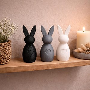 Modern Easter Bunny Decorations | Minimalist Bunny Figurine | Spring Decorations | 3D Printed Gift Idea - Etsy UK