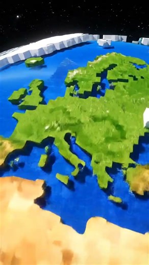 Minecraft Creates a NEW EARTH!! #minecraft #viral #gaming