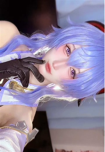 みんなあけおめ〜！！💖💖 目標はたてるならでっかくいきましょう‼️2026年、なのさんの目標はフォロワー2万人！これからも投稿頑張るからよろしくお願いします😽💗 #中学生レイヤー #cosplay #原神コスプレ #genshinimpact #甘雨コスプレ