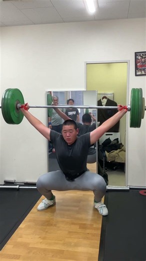 7月25日神田合同練習会。中学2年。スナッチ90Kg。#ウェイトリフティング #weightlifting