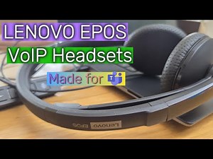 🎧 Unboxing & Testing the Lenovo EPOS Wired VoIP Headsets | Crystal-Clear Calls & All-Day Comfort!