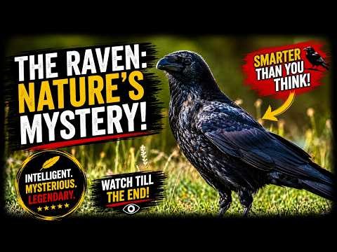 The Raven's Mysterious Intelligence Will Shock You! 🐦‍⬛🧠 #Raven #Wildlife