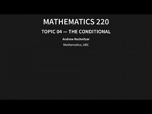 04 - The conditional