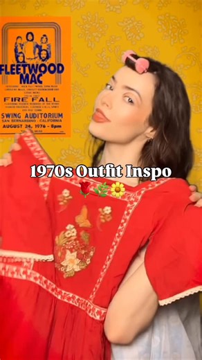 sam🍒nostalgic filmmaker on Instagram: "save for 1970s outfit inspo🧡 🌹 Featuring Rosetta Field Red Flutter Sleeve Maxi Dress @thehippieshake 🏷️ #70saesthetic #hippiefashion #hippieshake #70svintage #70sfashion #70sstyle 1970s fashion explained 1960s vs 1970s fashion 1970s aesthetic 1970s fashion dress vintage 1970s fashion 1970s fashion aesthetic"