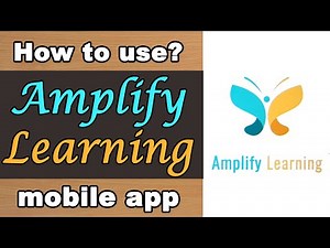 Amplify learning App Demo | How to sign in and play the courses ?