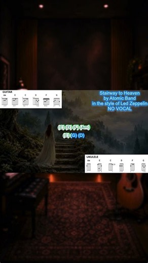 Stairway to heaven: Grab your guitar and play the full song! Tap the linked video below - No Vocals
