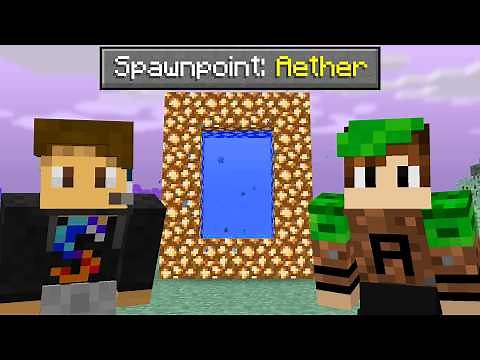 Minecraft, But We're Trapped in AETHER MOD