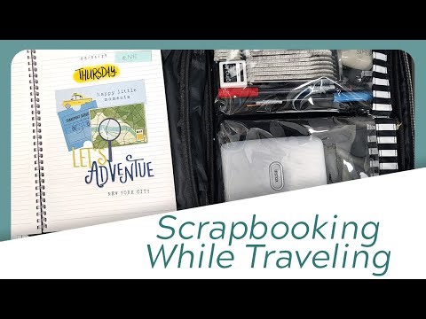 Kit for Scrabpooking WHILE Traveling!!