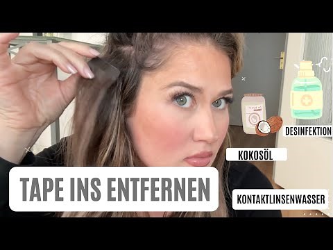 Removing tape-in ​​infusions with home remedies - what works best? Coconut oil?