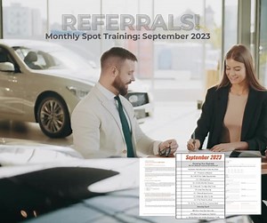 Alan used to say, "You have a choice, you can either be reactive and wait for things to happen, or proactive and make things happen." For this month's Spot Training, the Ram team has curated a lesson plan specifically focused on training sales professionals on how to implement a referral strategy; the most proactive AND lucrative area of dealership sales. And you'll hear from Alan himself! Join Michael Renaud as he hosts this special Alan Ram Flashback course full of tactical steps, scripts, for