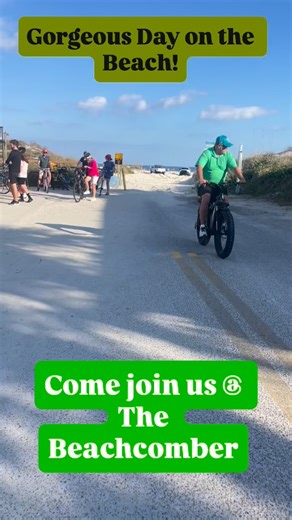It’s the perfect #beach day here @beachcomberstaugustine !!! Less crowds but more fun than downtown #staugustinebeach #beachlife #staugustine #cocktails | The Beachcomber Restaurant