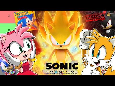 Tails & Amy's SONIC GAME Tier List Part 3 - Modern Sonic games!