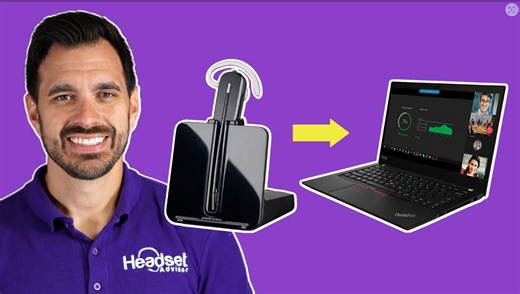 Watch How to Connect Plantronics CS500 Series Headset to Computer  on Amazon Live