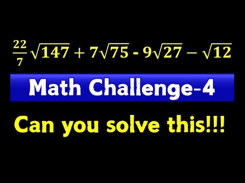 Math Challenge #4 | Simplify Exponents & Roots Explained