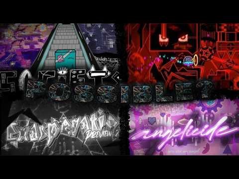 Impossible geometry dash levels that could theoretically be beaten some day.