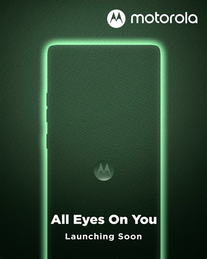 Behold! Something striking is about to come your way. #Motorola #AllEyesOnYou #ComingSoon | Motorola