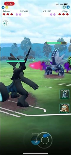 #polemon battle in Pokémon go